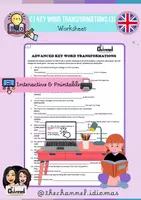 Aperçu - Feuilles d'exercices - C1 Key Word Transformations (3) – 30 Sentences - Page de couverture