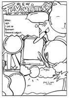 Vorschau - Arbeitsblätter - Me and my favourites - worksheet - Deckblatt