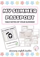 Vista previa - Manualidades / Dibujos para colorear - MY SUMMER PASSPORT - Portada