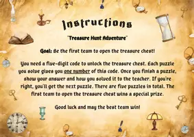 Vorschau - Arbeitsblätter - ESCAPE ROOM/TREASURE HUNT - 5 Riddles + Solutions - Seite 3