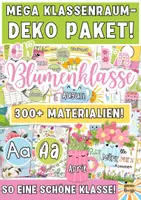 Vorschau - Poster - 🌷BLUMENKLASSE🌷: MEGA Klassenraum Deko Bundle mit über 300 Materialien für Backtoschool! Classroom Management! #edukisommerschnapper - Seite 1