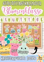 Vorschau - Poster - 🌷BLUMENKLASSE🌷: MEGA Klassenraum Deko Bundle mit über 300 Materialien für Backtoschool! Classroom Management! #edukisommerschnapper - Seite 3
