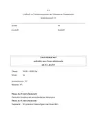 Vorschau - Stundenentwürfe - Unterrichtsentwurf Fantasiefiguren Miró - Seite 1