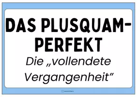 Vorschau - Poster - Tempus - Alle Zeitformen als Karten für die Tafel/ Whiteboard/ Klassenzimmer/ Poster - Seite 2