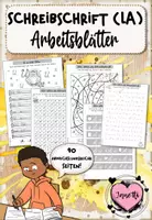 Vorschau - Arbeitsblätter - Schreibschrift (LA): Übungsblätter - Deckblatt