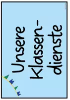 Vorschau - Fördermaterial/Inklusion - Klassendienste - Farbenfroh - Seite 1