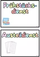 Vorschau - Mal- und Bastelvorlagen - Unsere Klassendienste - Seite 2