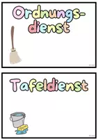 Vorschau - Mal- und Bastelvorlagen - Unsere Klassendienste - Seite 3