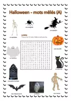 Vorschau - Arbeitsblätter - Halloween auf Französisch mit mots mêlés (Suchsel); 4 Niveaustufen - Seite 3
