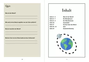 Vorschau - Unterrichtsreihen - 🌗 Alles über DEN MOND: A5 - Lernheft - Spaß am Weltraum! - Seite 3