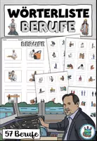 Vorschau - Arbeitsblätter - Wortschatzpaket "57 Berufe" DaZ / DaF / Berufsorientierung - Seite 1