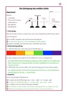 Vorschau - Arbeitsblätter - Wie entsteht ein Regenbogen? - Deckblatt