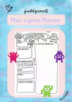 Vorschau - Arbeitsblätter - Eigenes Monster erfinden - Deckblatt
