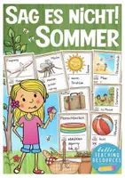 Vorschau - Spiele - Sag es nicht! Deutsch Sommer Spiel - Deckblatt
