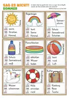 Vorschau - Spiele - Sag es nicht! Deutsch Sommer Spiel - Seite 1