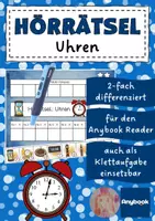 Vorschau - Arbeitsblätter - AnybookPro Material: Hörrätsel Uhren - Deckblatt
