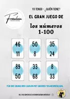 Vorschau - Bildkarten - Yo tengo quién tiene - Zahlen - Números - 1-100 - Deckblatt