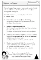 Vorschau - Arbeitsblätter - Kartei: Nomen - Freiarbeitsmaterial - Übungsmaterial - Seite 1
