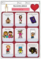 Vorschau - Arbeitsblätter - Bingo Religion Schulstart Kennenlernen Klasse 1-2 - Seite 2