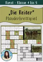 Vorschau - Spiele - "Die Reiter" von Edgar Degas - Plauderbrettspiel - Deckblatt