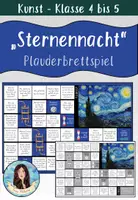 Vorschau - Spiele - "Sternennacht" von Vincent van Gogh - Plauderbrettspiel - Deckblatt