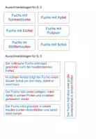 Vorschau - Arbeitsblätter - Klettmappen "Fuchs im Herbst": Zuordnung Bild-Wort/Satz - Seite 3