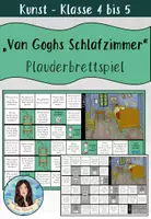 Vorschau - Spiele - "Van Goghs Schlafzimmer" von Vincent van Gogh - Plauderbrettspiel - Deckblatt