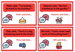 Vorschau - Spiele - REPORTED SPEECH – Board Game with 20 Mixed Sentences - Seite 3