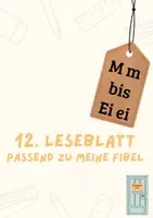 Vorschau - Arbeitsblätter - 12. Leseblatt Ei ei passend zu MEINE FIBEL - Deckblatt