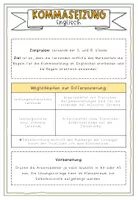 Vorschau - Arbeitsblätter - Kommasetzung Englisch - Seite 1