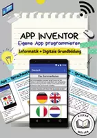 Vorschau - Arbeitsblätter - App Inventor (Programmieren) - Sprachapp - leicht Fortgeschritten - Deckblatt