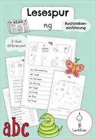 Vorschau - Arbeitsblätter - Buchstabeneinführung ng | Lesespur - Deckblatt