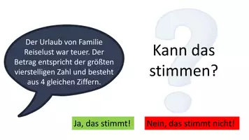 Vorschau - Spiele - Zurück aus den Ferien - Kann das stimmen?- Mathequiz Klasse 3 / 4 - Seite 3