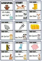 Vorschau - Spiele - Lesespiel Wörter mit St und Sp Deutsch 1. Klasse, 2. Klasse - Seite 1