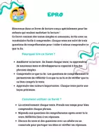 Aperçu - Feuilles d'exercices - Mon livret de lecture des textes - Page 1