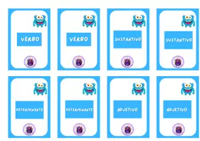 Vista previa - Juegos / Gamificación - Juego de cartas morfológico monstruos - página 1
