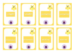 Vista previa - Juegos / Gamificación - Juego de cartas morfológico monstruos - página 2