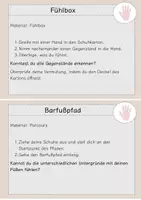Vorschau - Stationenlernen - Stationsarbeit mit Experimenten zum Thema "Tastsinn" - Seite 1