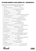 Vorschau - Arbeitsblätter - Future Simple & Be Going To - Mind Map and Worksheet - Seite 1