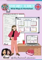 Vorschau - Arbeitsblätter - Future Simple & Be Going To - Mind Map and Worksheet - Deckblatt