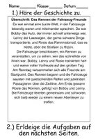 Vorschau - Arbeitsblätter - Materialpaket Lesen Fahrzeuge - DaZ/DaF, Deutsch, Sachunterricht - Seite 3