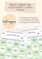 Vorschau - Spiele - Pretérito perfecto vs. indefinido: Busca a alguien que - Deckblatt