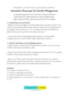 anteprima - Materiale di supporto/inclusione - Copertina di Tavola pitagorica di - Pagina 3