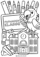 Vorschau - Stationenlernen - Klassentier Materialpaket "Papagei" / Papageienklasse (inkl. Clipart!) - Seite 2