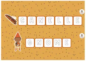 Aperçu - Apprentissages en autonomie - 🍁10 Cartes Mots à Reconstituer - Thème Automne 🍂 - Page 3