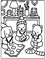Aperçu - Matériel pour travaux manuels / dessin - Fun & Easy Coloring pages for kids - Page 1