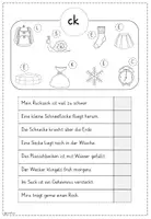 Vorschau - Arbeitsblätter - Buchstabeneinführung ck | Lesespur - Seite 3