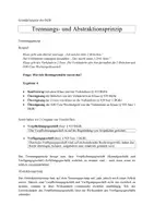 Vorschau - Arbeitsblätter - Materialpaket: Trennungs- und Abstraktionsprinzip - Deckblatt