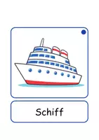 Vorschau - Arbeitsblätter - XXL Lesekarten/Bildkarten Fahrzeuge Silben - DaZ/DaF, Deutsch (Grundschule) - Seite 3