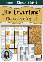 Vorschau - Spiele - "Die Erwartung" von Gustav Klimt - Plauderbrettspiel - Deckblatt